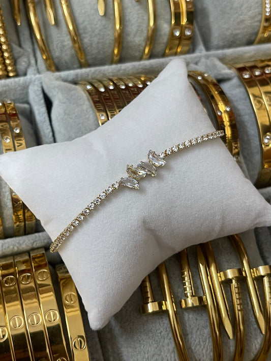 Zircon Stone Copper Bracelet 6