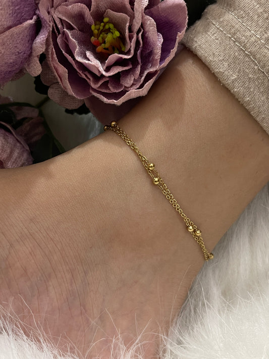 Begonia Anklet