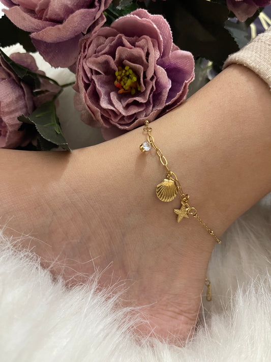 Seashell Anklet