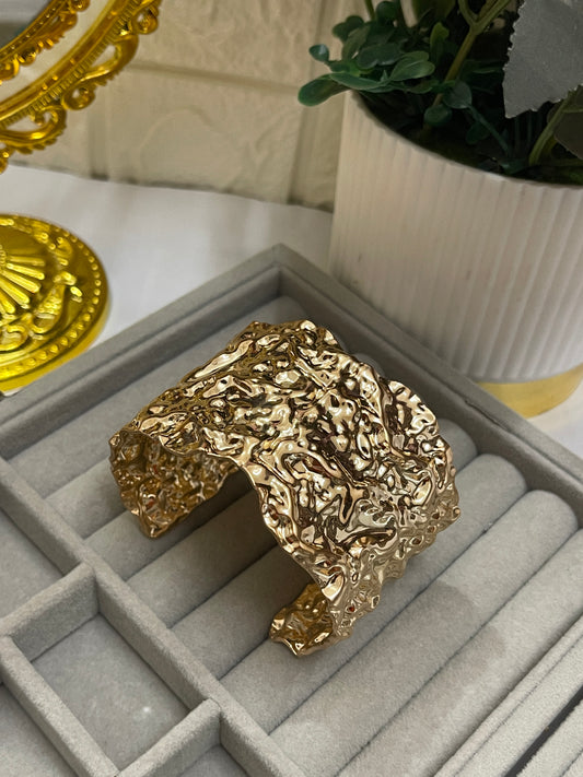 Stainless Steel Chunky Cuff 001